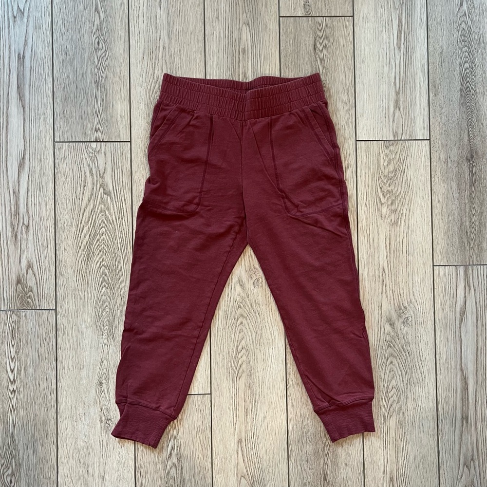 Cabi Burgundy Training Jogger Style Sweatpants #4133